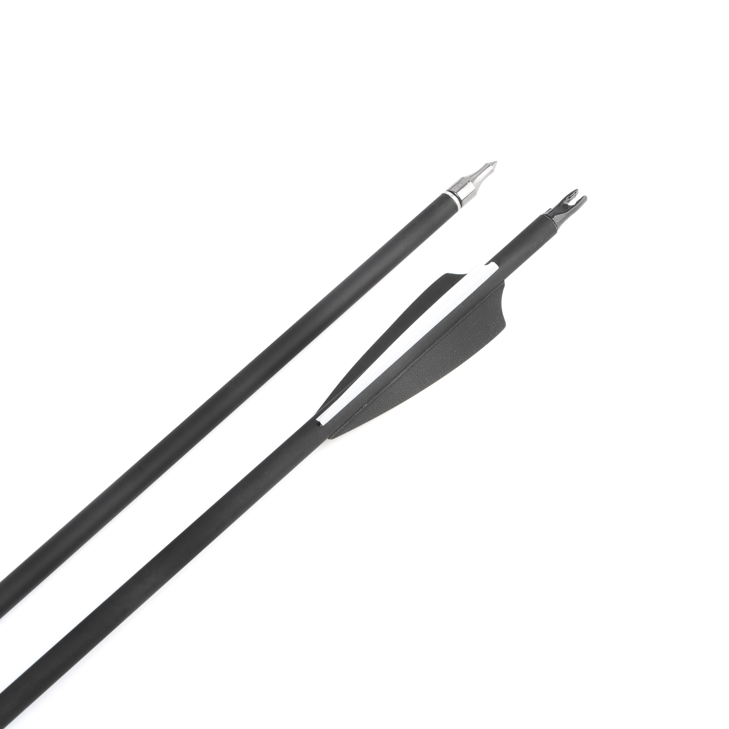 Archery Mixed Carbon Arrow 500 Spine 100 Grain Tips 12 Pack