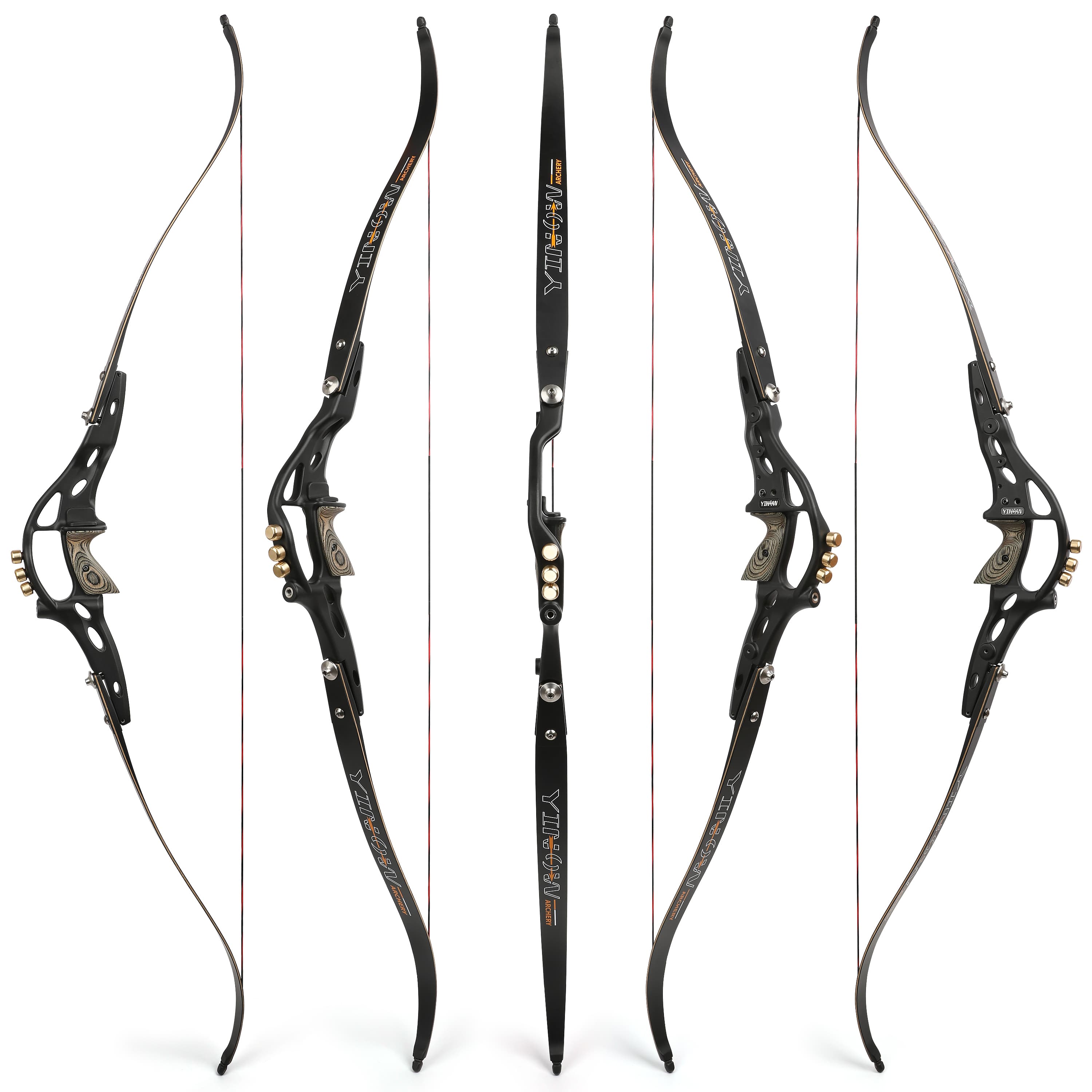 ILF 62" 20-50lbs Recurve Bow 19" Riser for Hunting Shooting