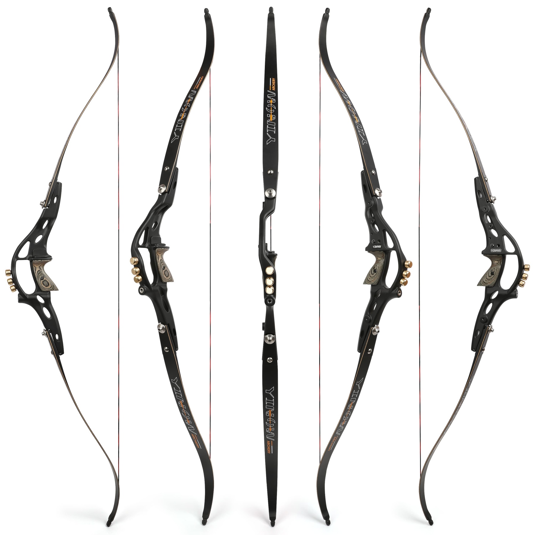 ILF 62" 20-50lbs Recurve Bow 19" Riser for Hunting Shooting