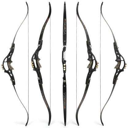 ILF 62" 20-50lbs Recurve Bow 19" Riser for Hunting Shooting