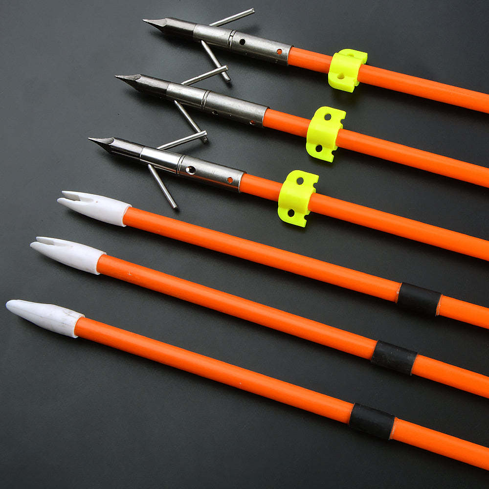 🎯32'' Bow Archery Fishing Arrows for Anglers Hunter-AMEYXGS Archery