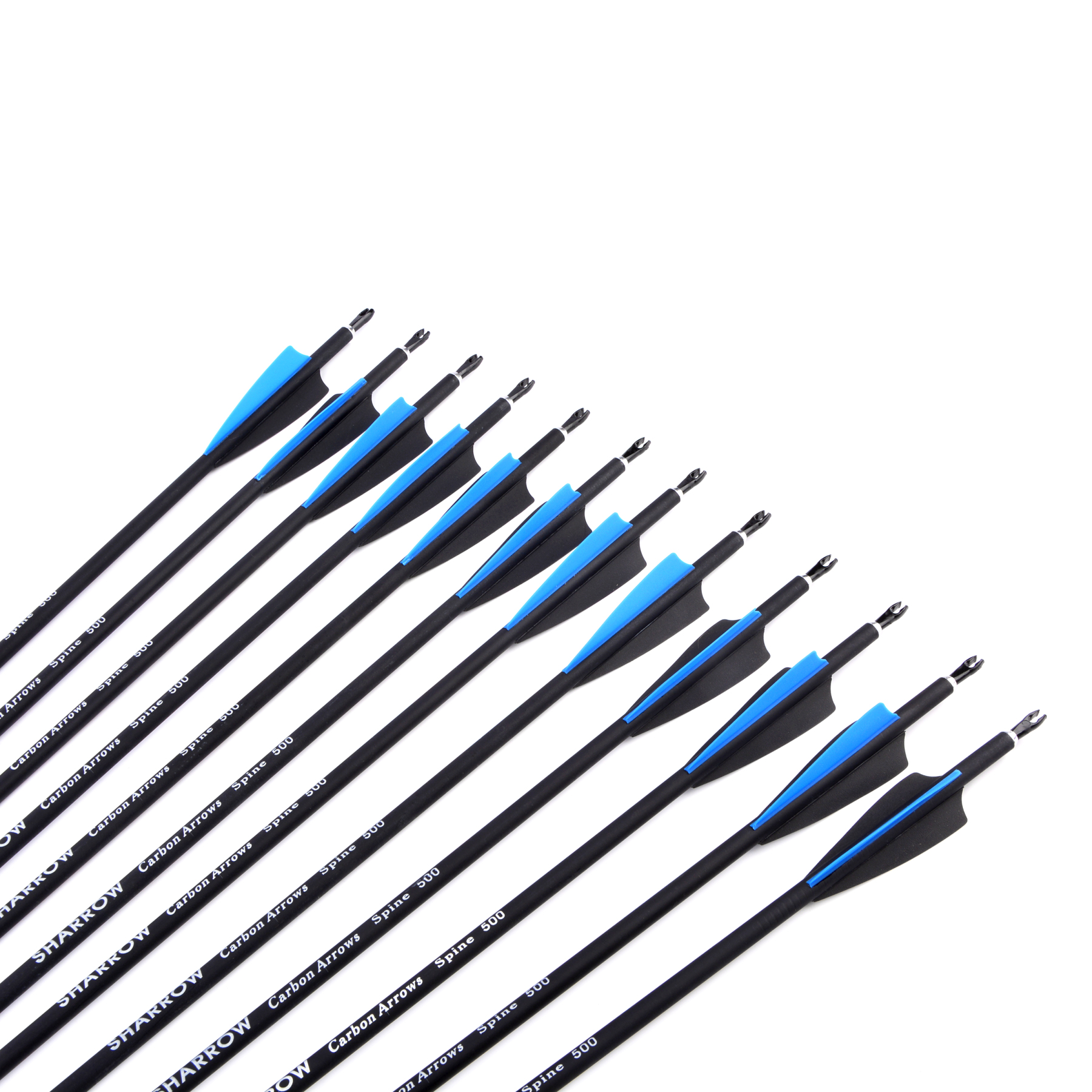 30" Archery Carbon Arrow  for Beginners Archers(12pcs/Box)
