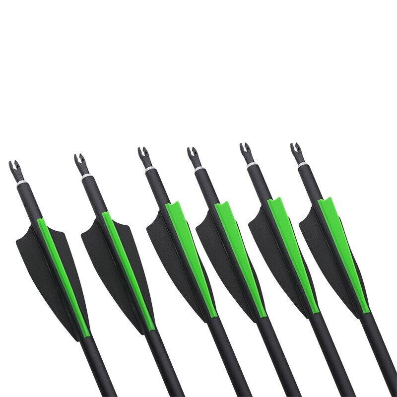 30" Archery Carbon Arrow  for Beginners Archers(12pcs/Box)