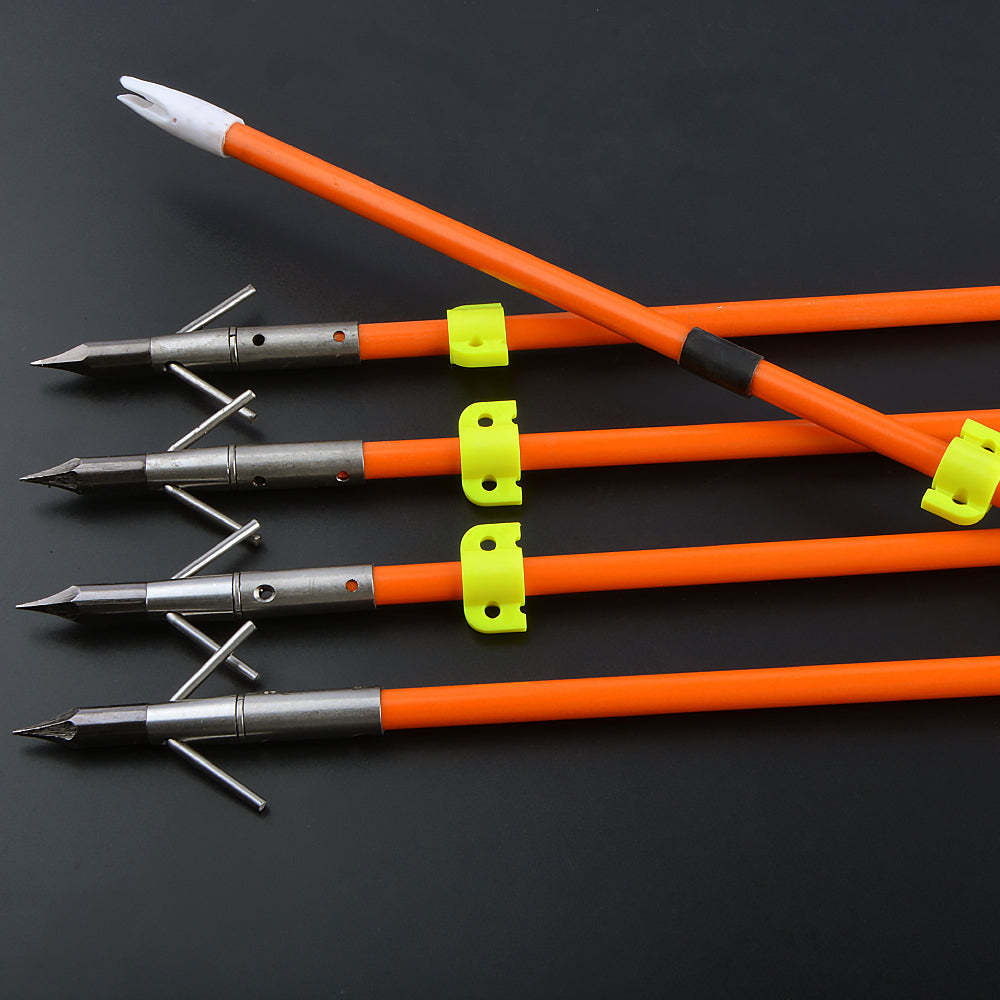 🎯32'' Bow Archery Fishing Arrows for Anglers Hunter-AMEYXGS Archery