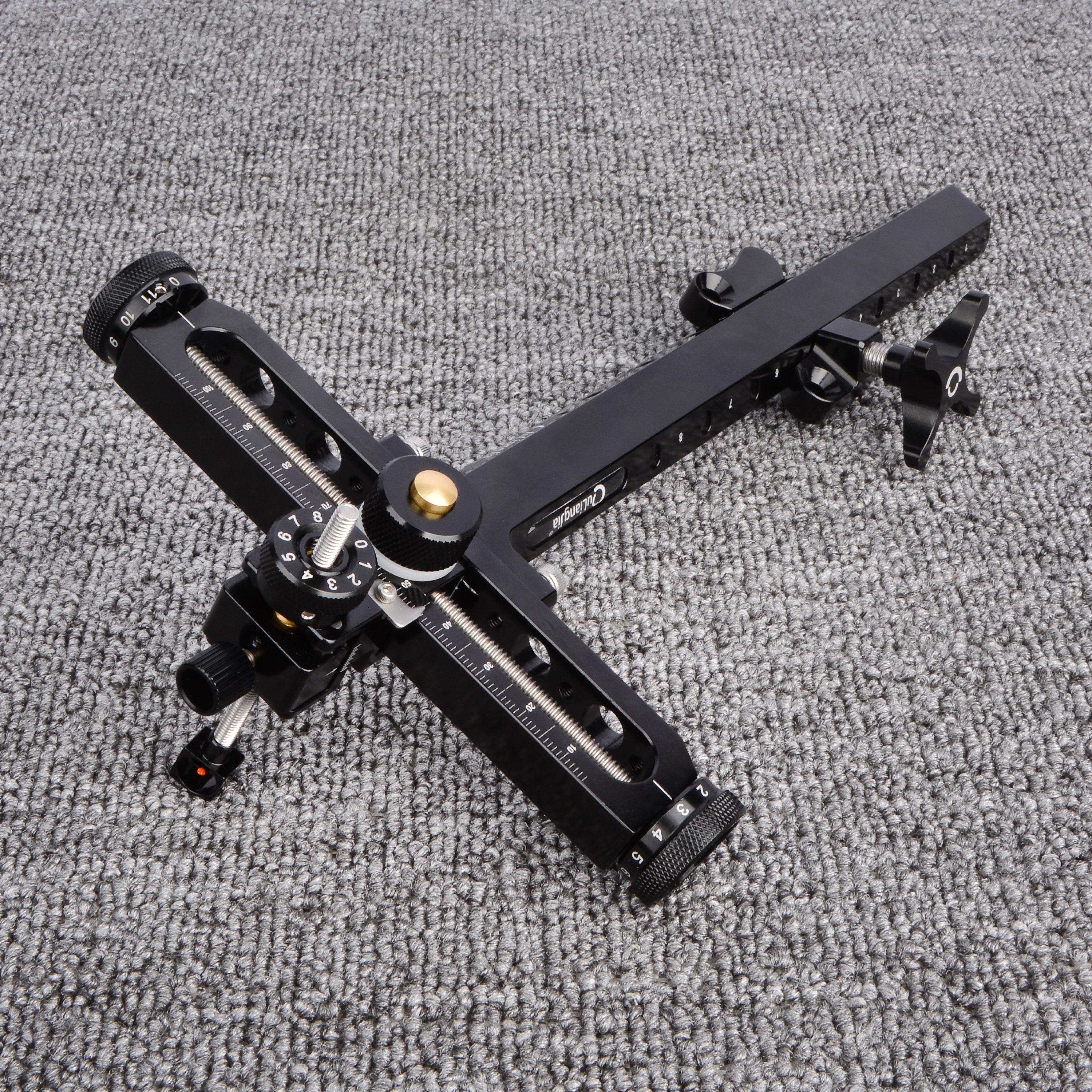 AKT-QT517B 9" Recurve Bow Sight - CNC Aluminum Target Sight