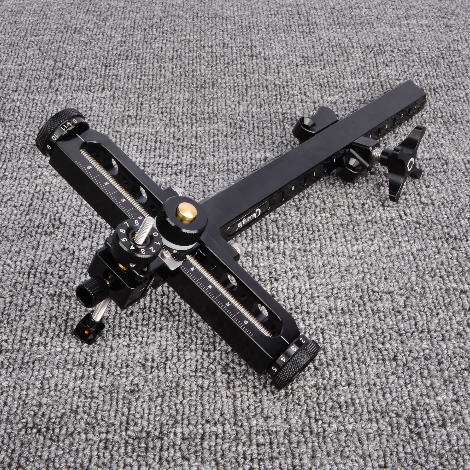 AKT-QT517B 9" Recurve Bow Sight - CNC Aluminum Target Sight
