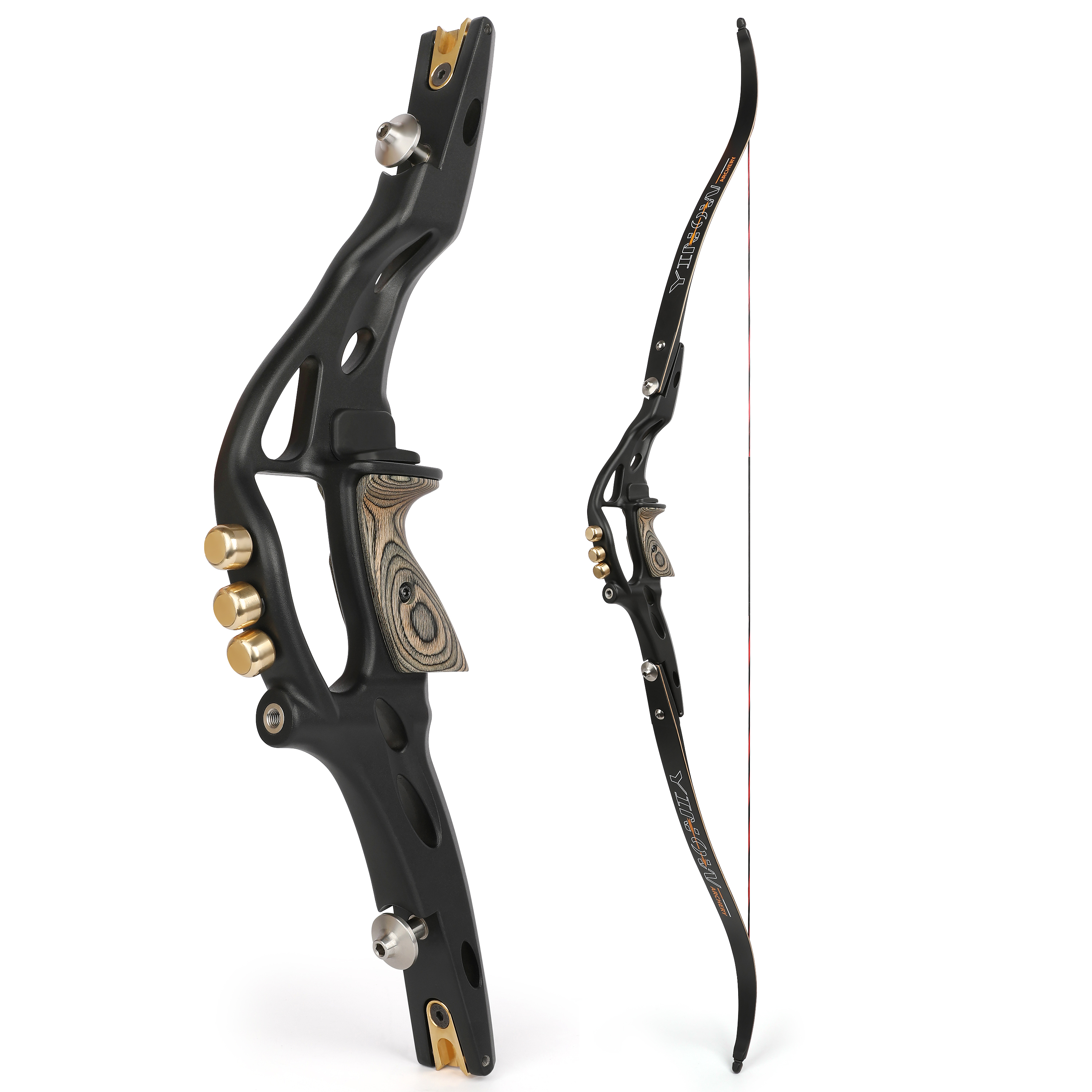 ILF Recurve Bow 20-50lbs Bamboo Limbs Alloy Riser Target Archery