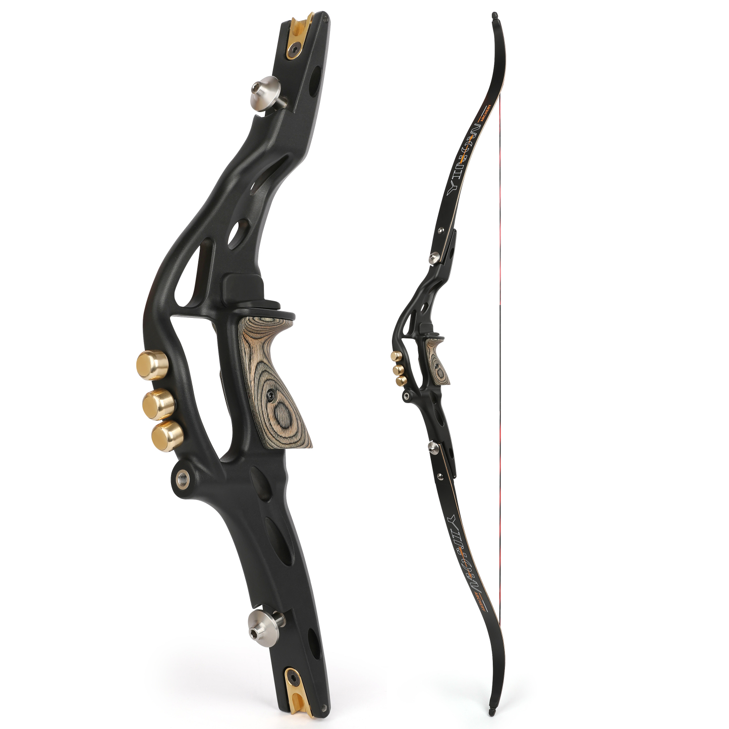 ILF Recurve Bow 20-50lbs Bamboo Limbs Alloy Riser Target Archery