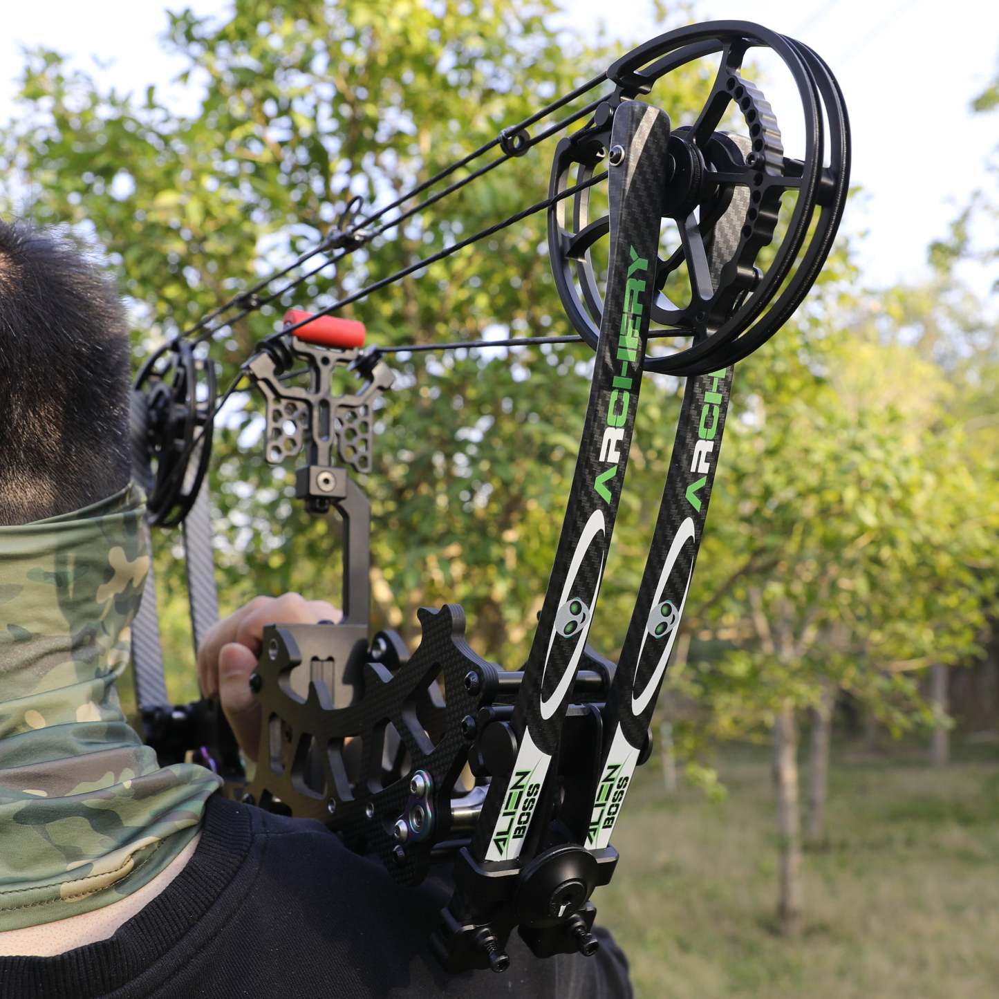 🎯Carbon Hunting Compound Bow 40-70lbs Short Axis-AMEYXGS Archery