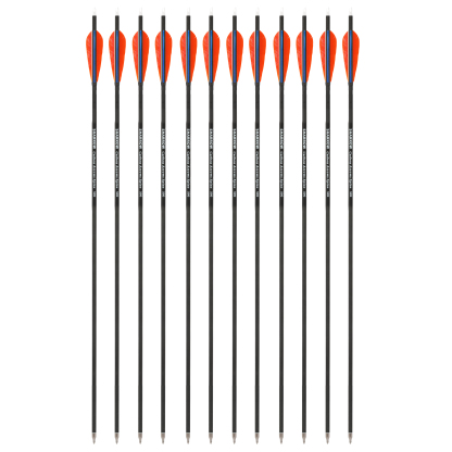 30 inch Carbon Arrows with 500 Spine Turkey Feathers