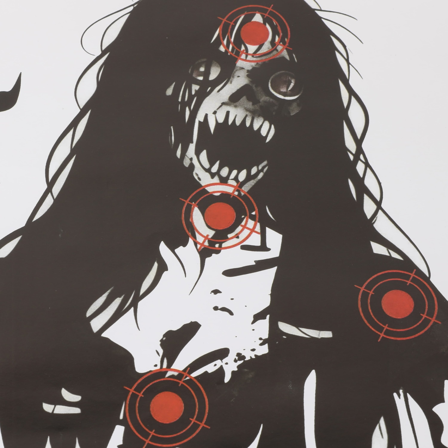 Archery Paper Target Faces 45×40cm Tactical Design (10 Pack)