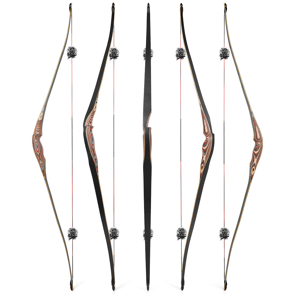 Traditional Bow Kit Archery 20-50lbs LongBow Hunting