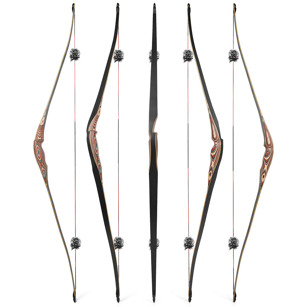 Traditional Bow Kit Archery 20-50lbs LongBow Hunting
