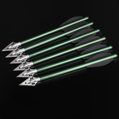 AMEYXGS 6.3"Arrow Bolts Aluminum Arrow Mini Bow Hunting Archery 24X 