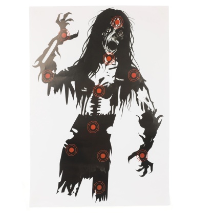 Archery Paper Target Faces 45×40cm Tactical Design (10 Pack)