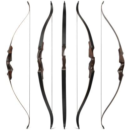Takedown Recurve Bow 60" Bamboo Core – Perfect Christmas Gift for Hunters & Archers
