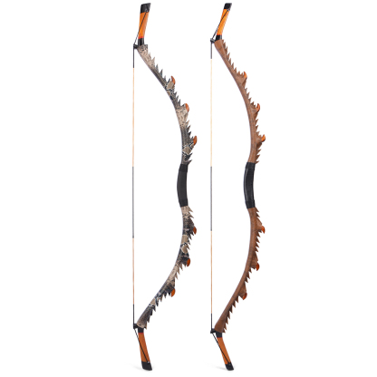 35/45/55lbs Recurve Bow Kit Wooden Takedown Hunting Split Bow