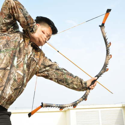 35/45/55lbs Recurve Bow Kit Wooden Takedown Hunting Split Bow