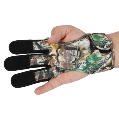 AMEYXGS Archery  Glove for Hunting Target Protect 3 Fingers
