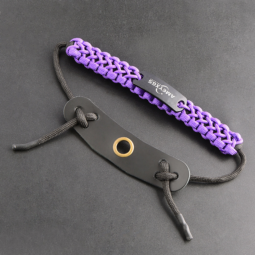 SOPOGER Adjustable Paracord Bow Wrist Sling – For Compound & Recurve Bow Shooting, Hunting