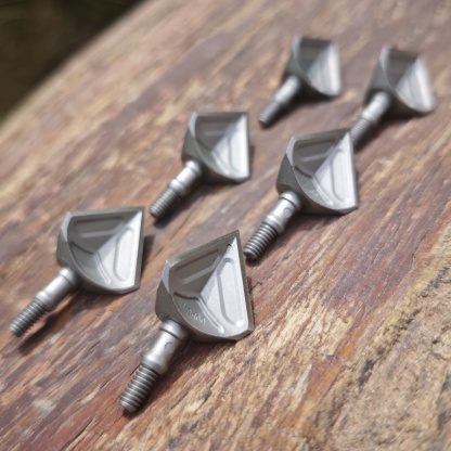  100Gr Stainless Steel Screw-in Broadhead Arrowhead Tip Bow Tatget 