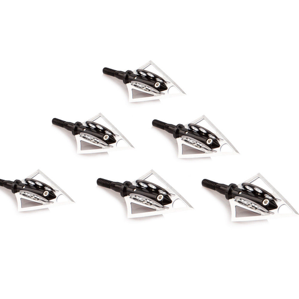 Archery Broadheads Points Blades 100 Grain Arrowheads
