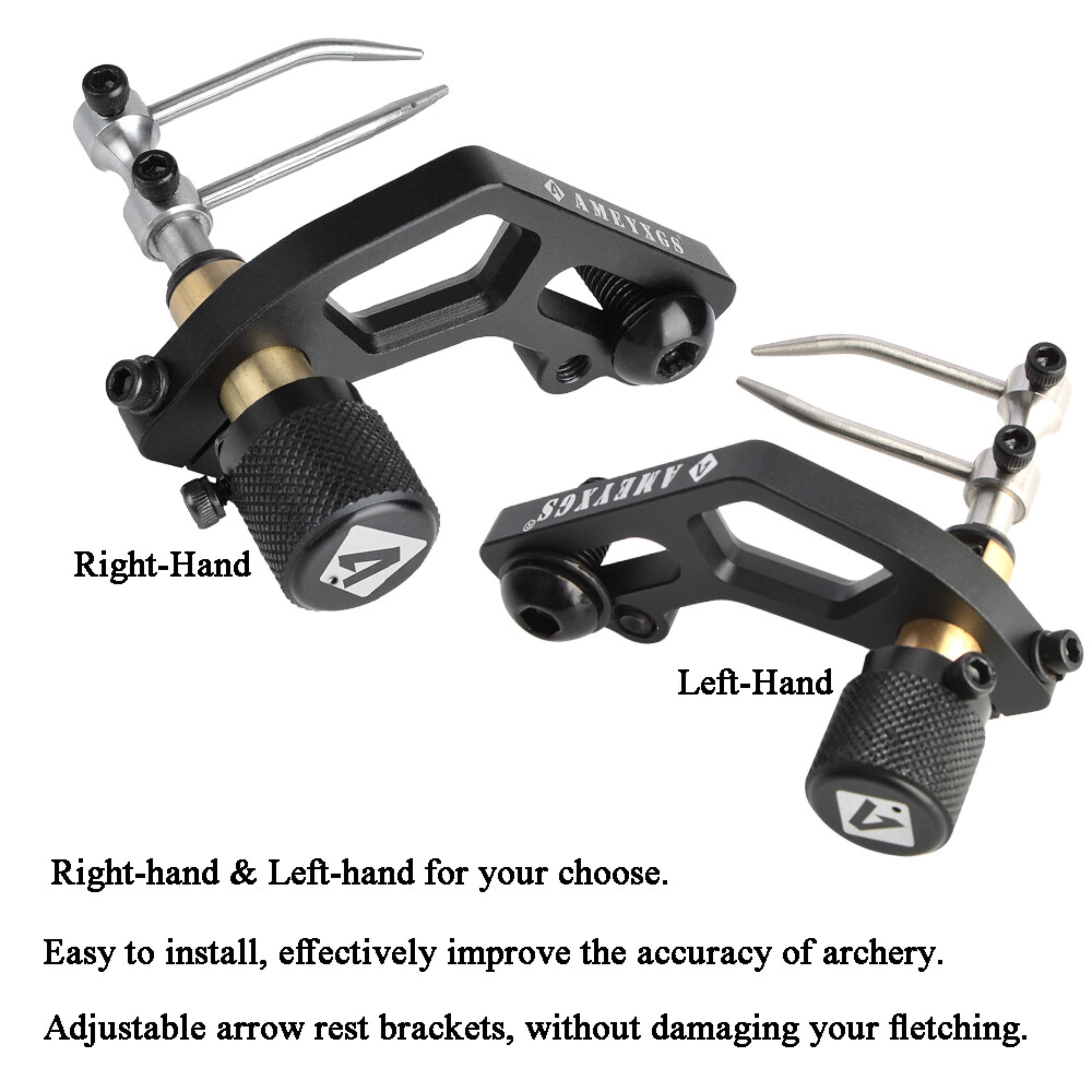 AMEYXGS Archery Arrow Rest Adjustable Aluminum Alloy RH/LH