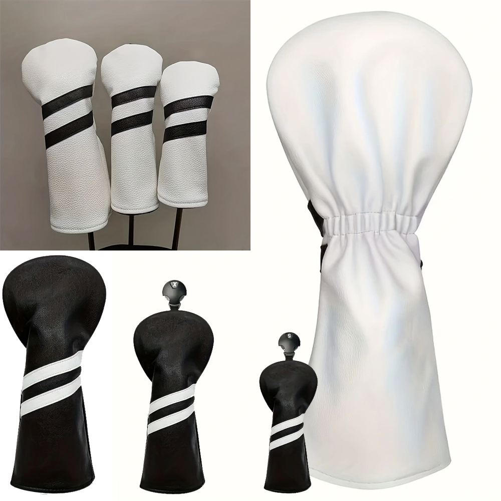 Golf Club Headcovers Durable PU Protector Prevent Friction Golf 