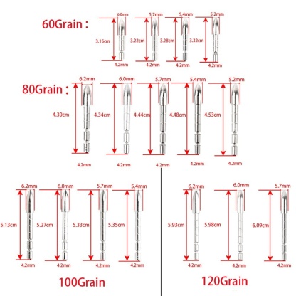 AMEYXGS Archery Arrowheads Hunting Arrowheads Broadheads