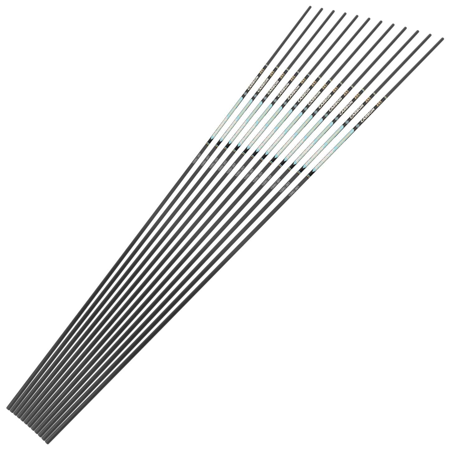 🎯4.2mm Pure Carbon Arrow Shafts +/- .001" Spine 300-1000 for Recurve Bow Target-AMEYXGS Archery