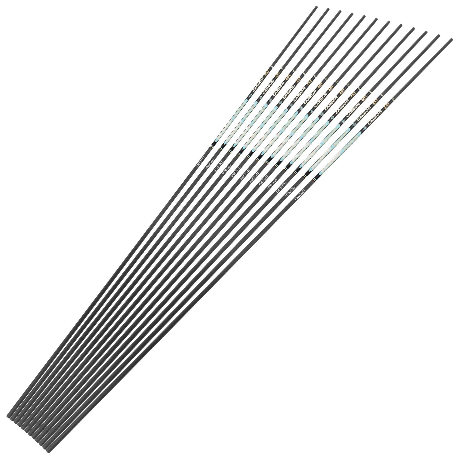 🎯4.2mm Pure Carbon Arrow Shafts +/- .001" Spine 300-1000 for Recurve Bow Target-AMEYXGS Archery