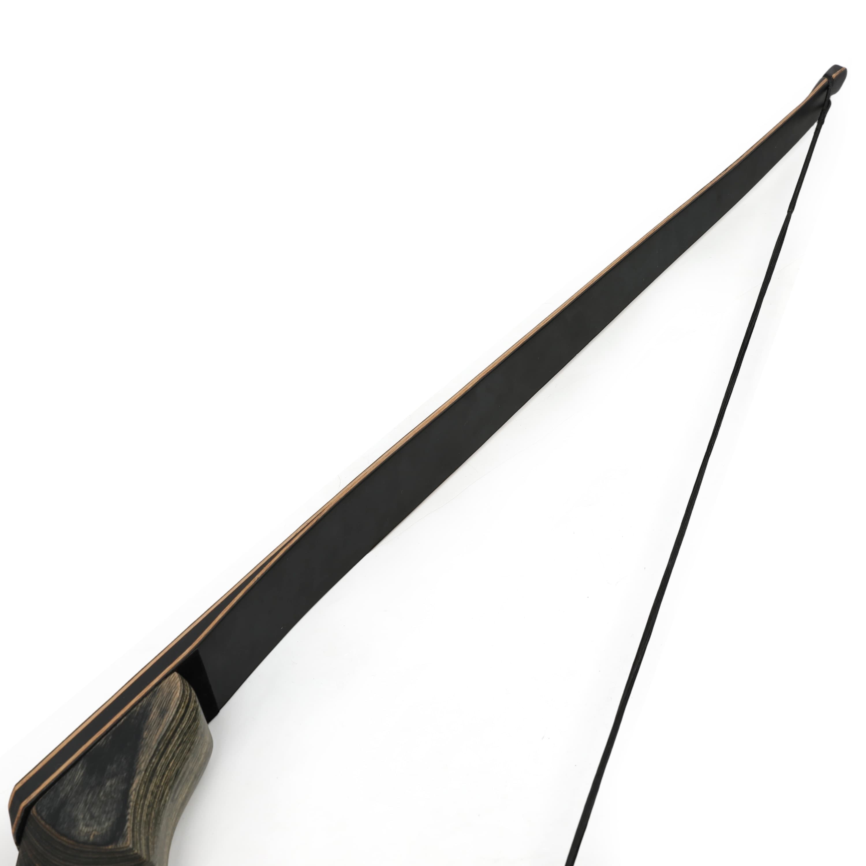 Black Hunter Wooden Recurve Takedown Bow 30-45lbs for Adults