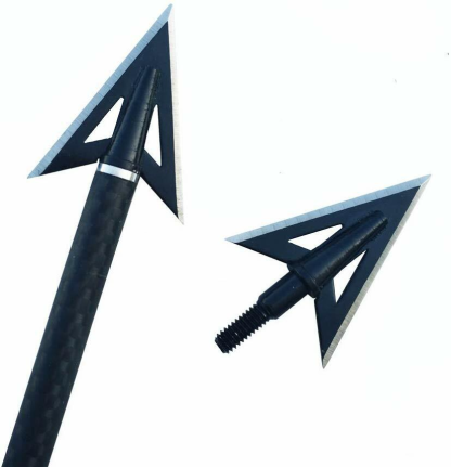 12pcs Arrowheads Broadheads + Box Archery Hunting  Bow