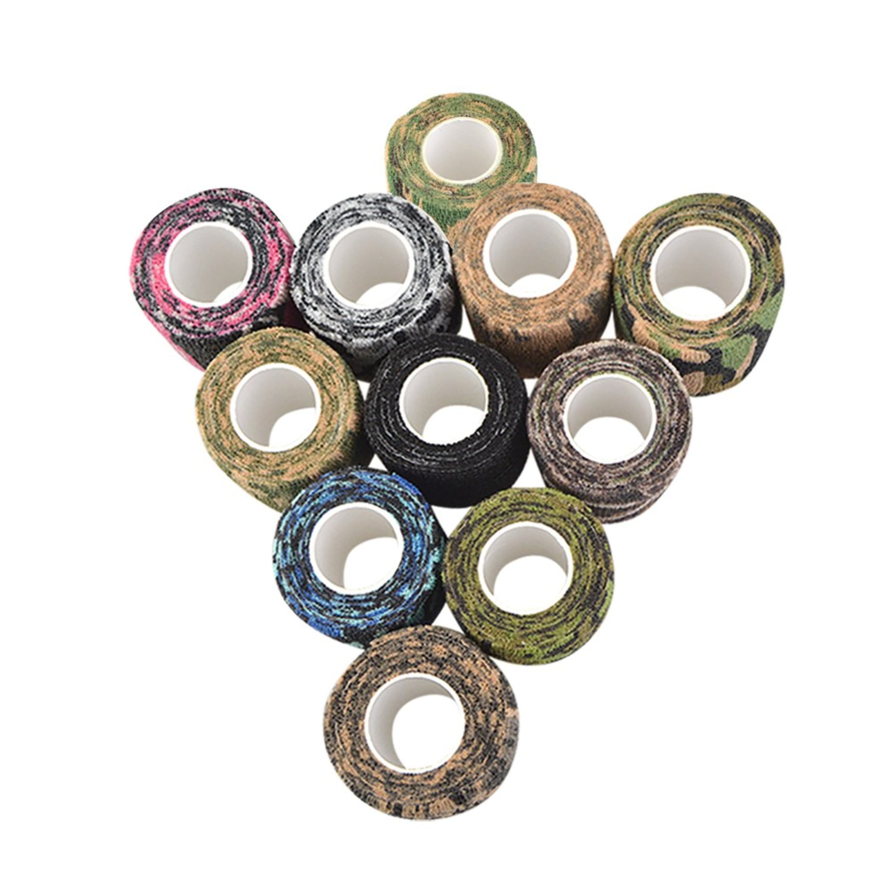Archery Camo Tape Stretch Wrap Self-Adhesive Bandage 3-Pack