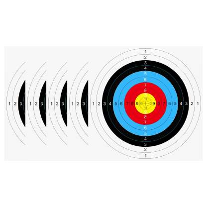 🎯Target Faces Archery Paper for Range Backyard Practice & Shooting-AMEYXGS Archery