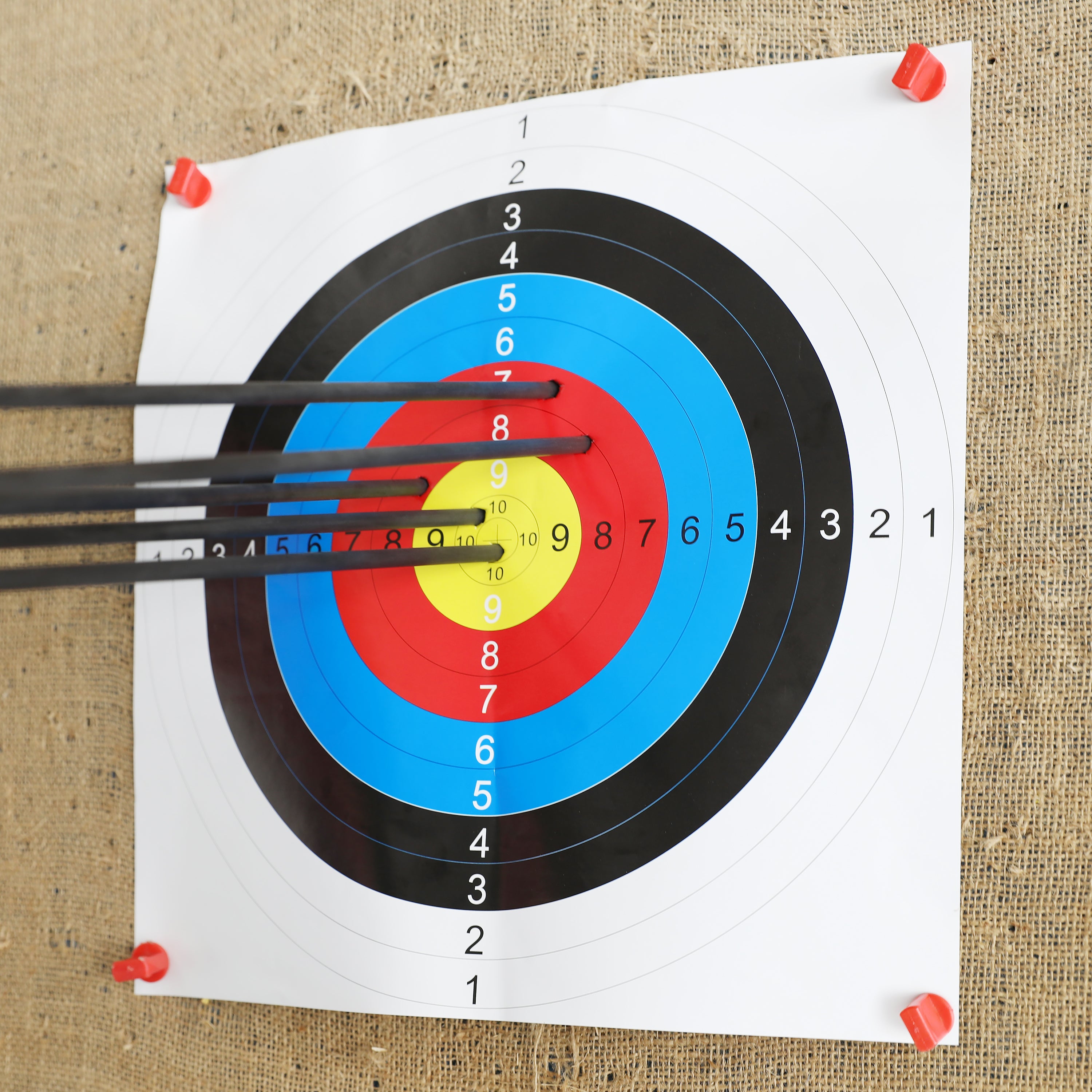 thumbnail image 2 of 30 Pcs Archery Target Papers – 10-Ring Shooting Practice Sheets, 15.7 X 15.7 Inches – Premium Coated Paper For Bows, Crossbows & Dart Games 2 of 12