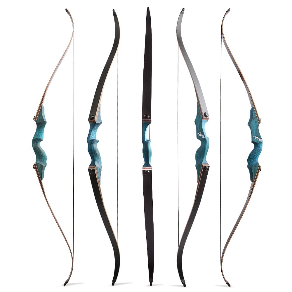BLACK HUNTER Archery Recurve Bow / Longbow Kit
