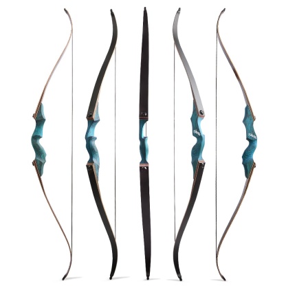 BLACK HUNTER Archery Recurve Bow / Longbow Kit