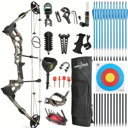 JUNXING M121A Compound Hunting Bow Kit RH 0-70 lbs