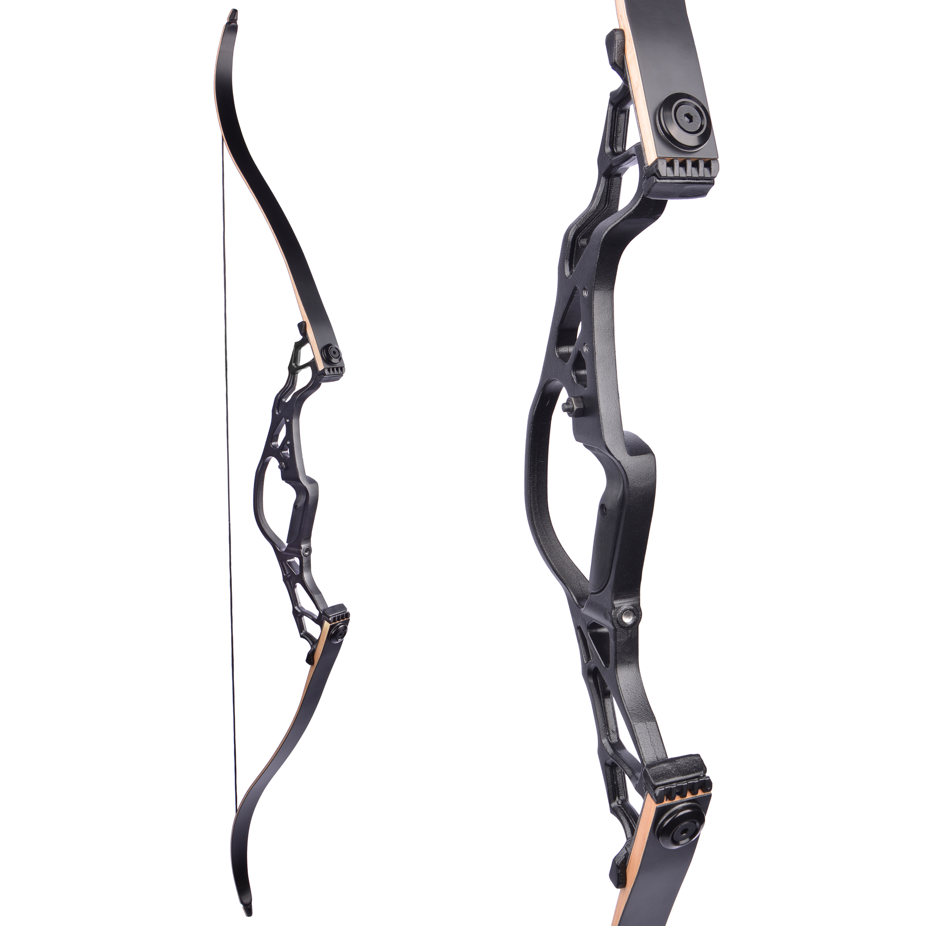 KMH 62-Inch Recurve Bow Set with Fiberglass Limbs (50/55/60 lbs)