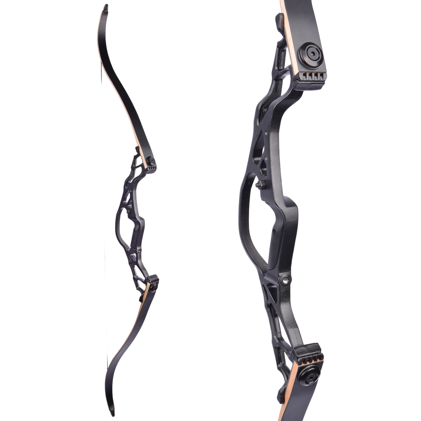 KMH 62-Inch Recurve Bow Set with Fiberglass Limbs (50/55/60 lbs)