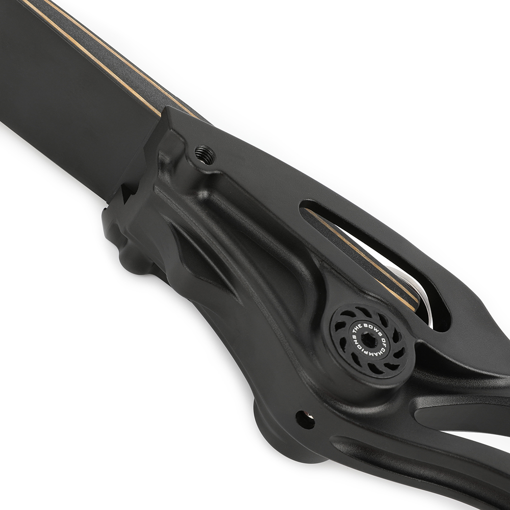 25-60lbs Recurve Bow Kit 62" Wooden Takedown Hunting Split Bow