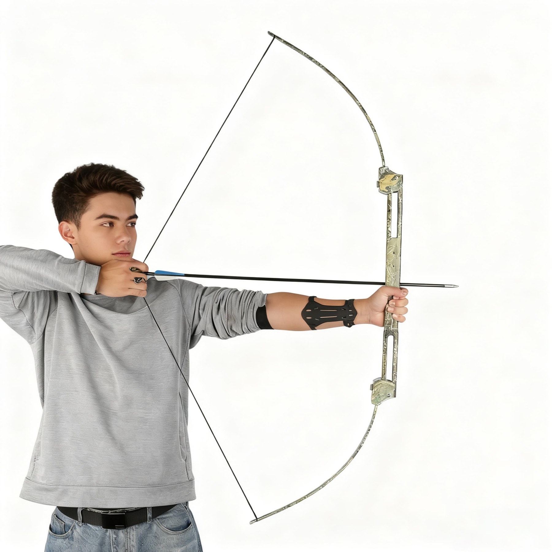 58" Foldable Recurve Bow 35lbs RH/LH Outdoor Practice