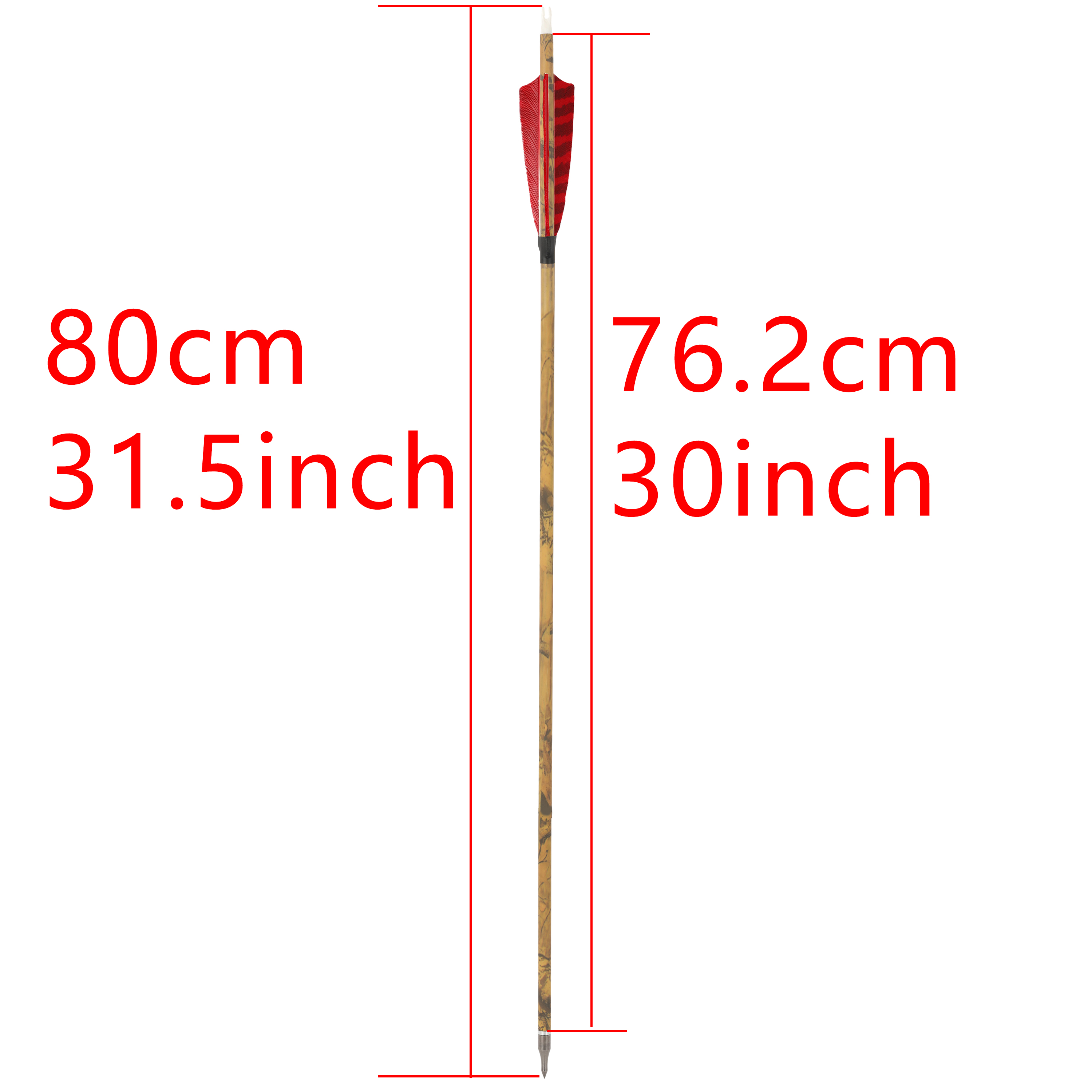 30 Inch Carbon Archery Arrows 6 12 Pack 500 Spine 4 Inch Feathers