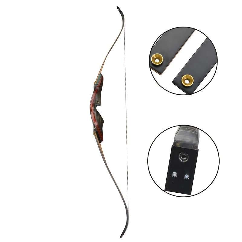 Recurve Bow and Arrow Set – 30–60LBS Takedown Bow Kit for Hunting & Target