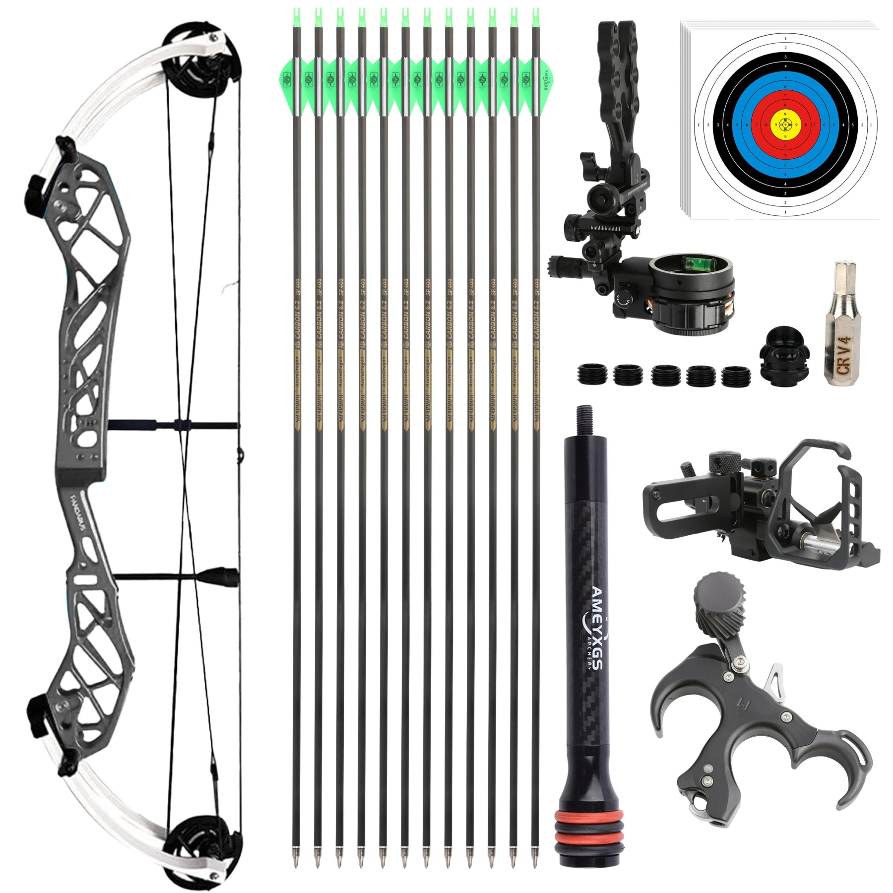 50-60lbs Compound Bow Hunting Kit Shooting Archery 
