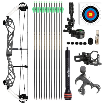 50-60lbs Compound Bow Hunting Kit Shooting Archery 