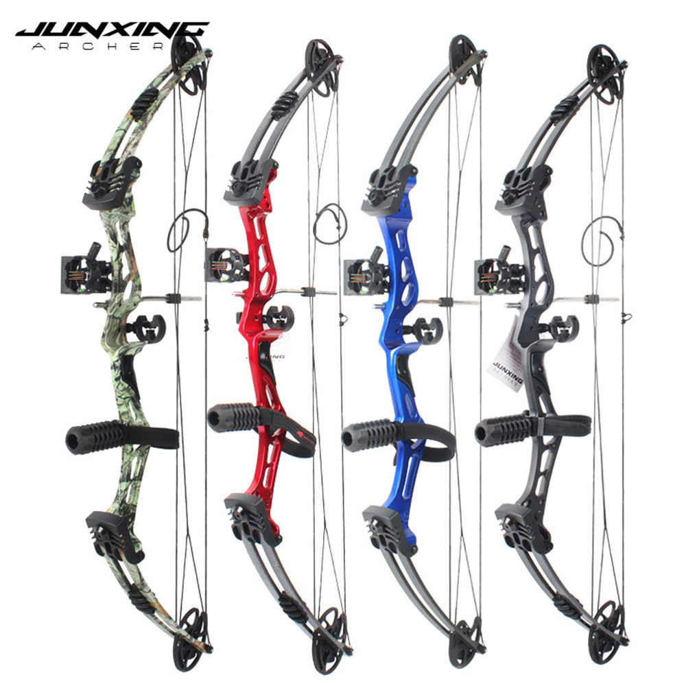 🎯Archery Compound Bow Junxing M107 Adjustable Poundage (35 -55 lbs)-AMEYXGS Archery