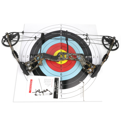 Adjustable Compound Bow 30-70 lbs, Axle-to-Axle 30.5" for Hunting