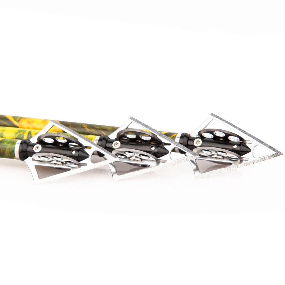 Archery Broadheads Points Blades 100 Grain Arrowheads